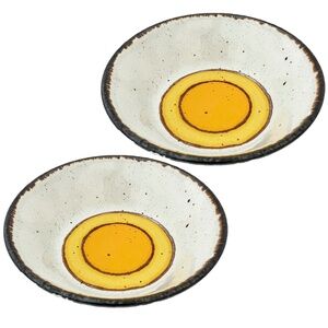 2 Coupe Cereal Bowls Sun by W R MIDWINTER LTD NEW Made in England qty 2